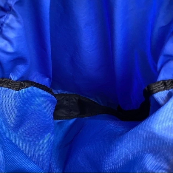 NIKE Logo Drawstring Bag Blue/Black - Picture 5 of 5